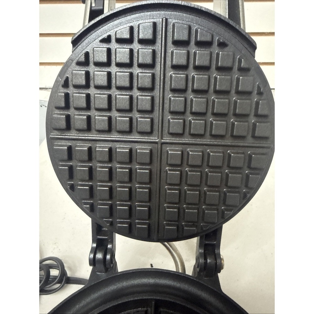 Breville Waffle Maker BWM520XL No Mess Stainless Steel WORKS Tested Clean EUC!! - Picture 7 of 13